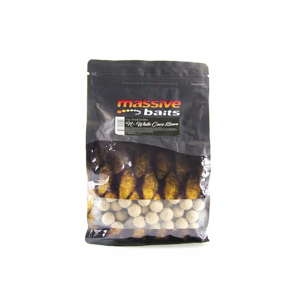 MassiveBaits Top Shelf Boilies N-White Coco 18 мм / 1 кг