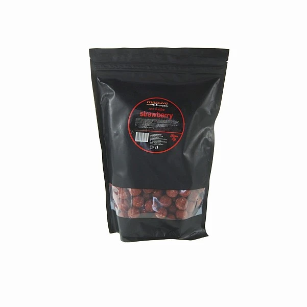 MassiveBaits Eco Boilies - Strawberry 18 mm / 1 kg