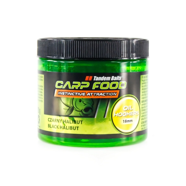 NEW TandemBaits Carp Food Oil Hookers Czarny Halibut - Kulki Proteinowe NEW TandemBaits Carp Food Oil Hookers Czarny Halibut - Kulki Proteinowe