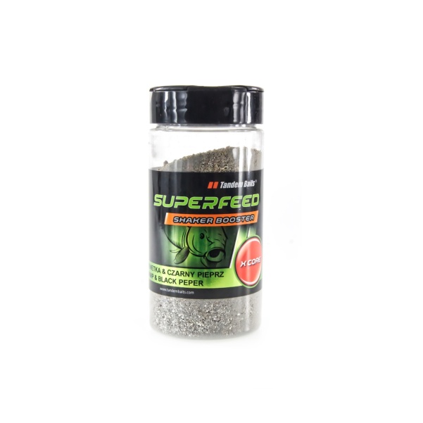 TandemBaits SuperFeed X Core Shaker Booster Krewetka & Czarny Pieprz TandemBaits SuperFeed X Core Shaker Booster Krewetka & Czarny Pieprz
