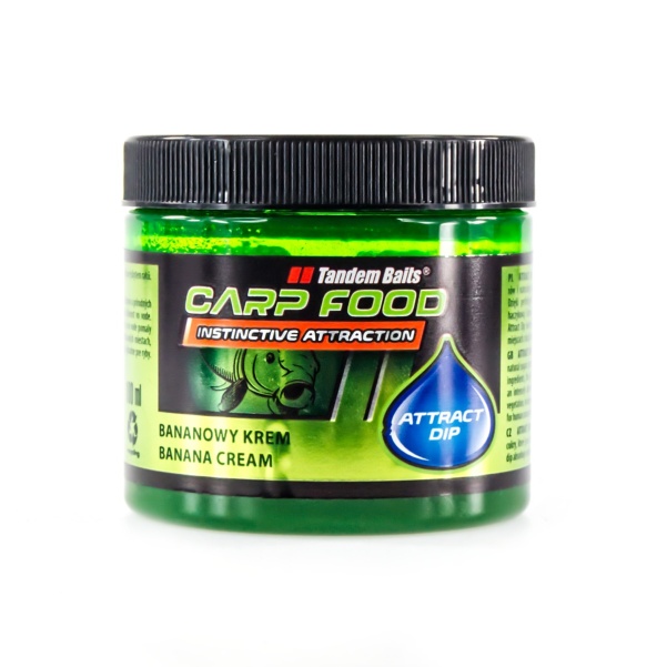 NEW TandemBaits Carp Food Attract Dip Bananowy Krem NEW TandemBaits Carp Food Attract Dip Bananowy Krem