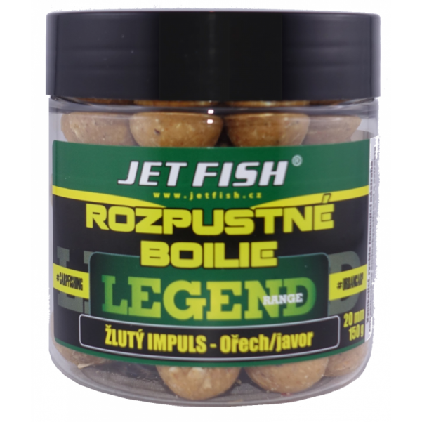 Jetfish Legend Soluble Boilies Orzech / Klon Jetfish Legend Soluble Boilies Orzech / Klon