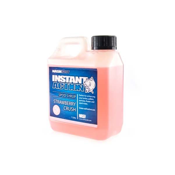Nash Instant Action Strawberry Crush Spod Syrup Nash Instant Action Strawberry Crush Spod Syrup