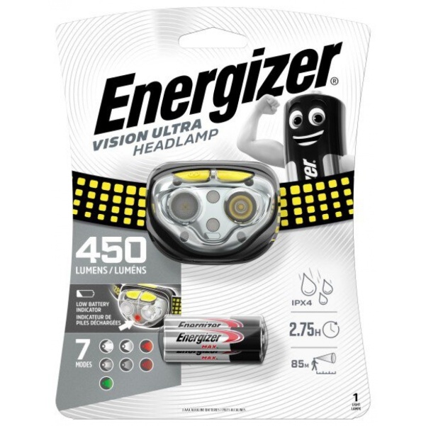 ENERGIZER Vision Ultra Headlamp 450 Lumens ENERGIZER Vision Ultra Headlamp 450 Lumens
