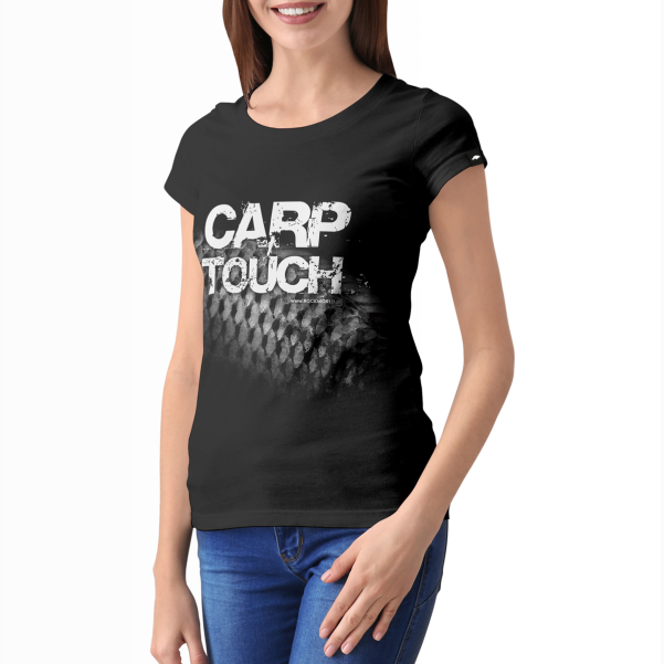 Koszulka Rockworld CARP TOUCH  Czarna Damska