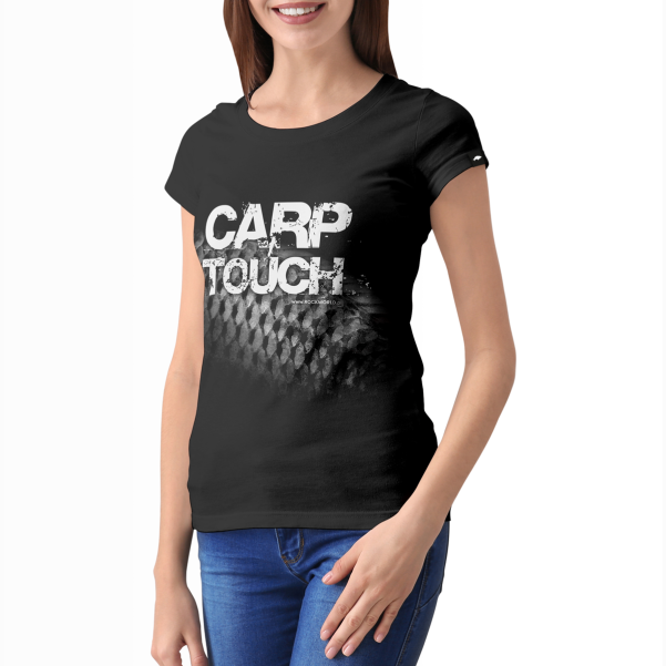 Rockworld Carp Touch - Camiseta de mujer negra