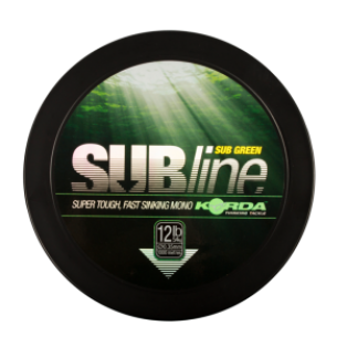 Korda Sub-Line Ultra Touch 1000m wytrzymałość 0,35/12 lb (5.5kg) zielony 