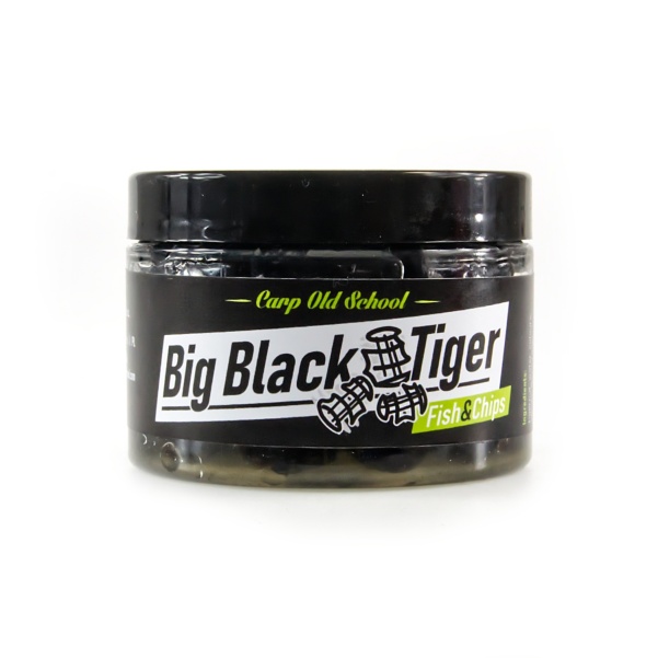 NEW Carp Old School Big Black Tiger Fish & Chips NEW Carp Old School Big Black Tiger Fish & Chips