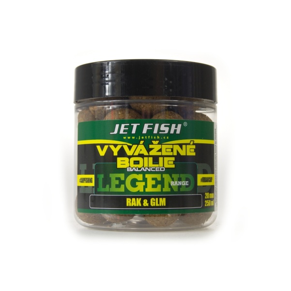 Jetfish Legend Balanced Boilies Rak + GLM Jetfish Legend Balanced Boilies Rak + GLM