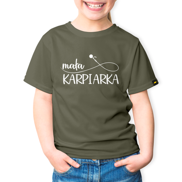 Rockworld Koszulka Dziecięca Mała Karpiarka Khaki