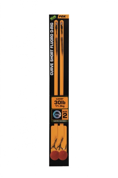Fox Edges Curve Short Fluoro D-Rig Ready Rigs Fox Edges Curve Short Fluoro D-Rig Ready Rigs