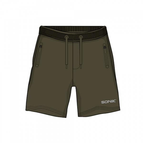 Sonik Green Fleece Shorts Sonik Green Fleece Shorts