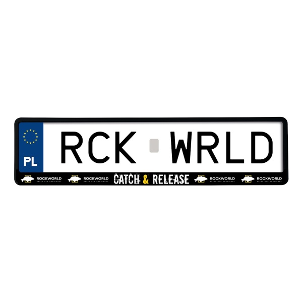 Rockworld  Catch & Release - Ramka na Rejestrację Samochodową