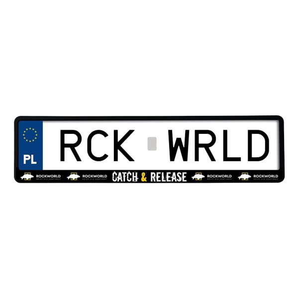ROCKWORLD Ramka na Rejestrację Samochodową CATCH & RELEASE