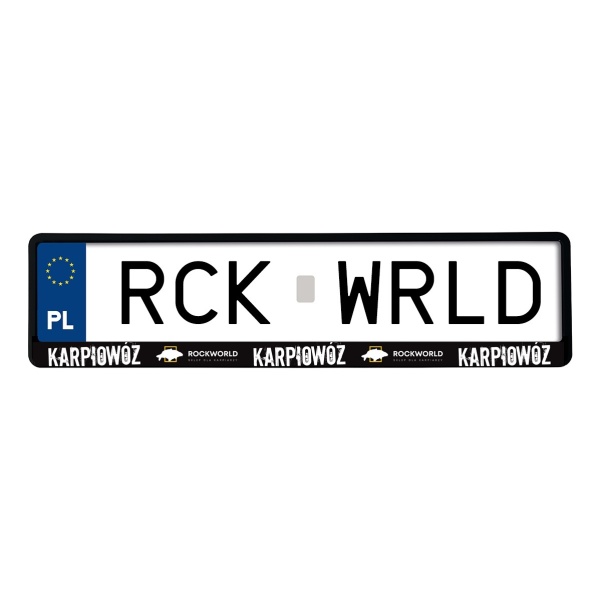ROCKWORLD Ramka na Rejestrację Samochodową KARPIOWÓZ
