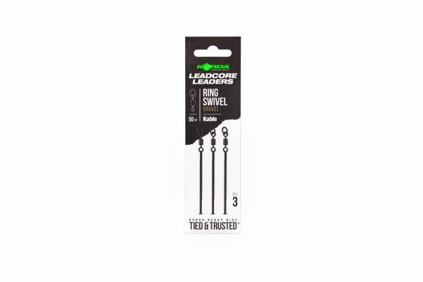 Korda Kable Leadcore Leader Ring Swivel 50cm Korda Kable Leadcore Leader Ring Swivel 50cm