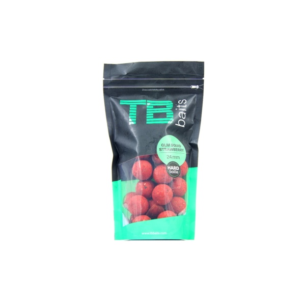 TB Baits GLM Squid Strawberry HARD Boilies TB Baits GLM Squid Strawberry HARD Boilies