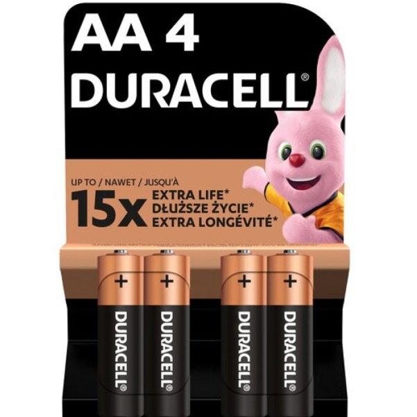 DURACELL Bateria AA - Blister 4szt DURACELL Bateria AA - Blister 4szt