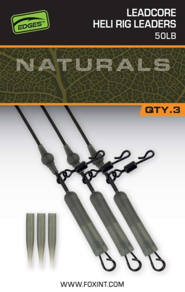 Fox EDGES Naturals Leadcore Heli Rig Leader 50lb Fox EDGES Naturals Leadcore Heli Rig Leader 50lb