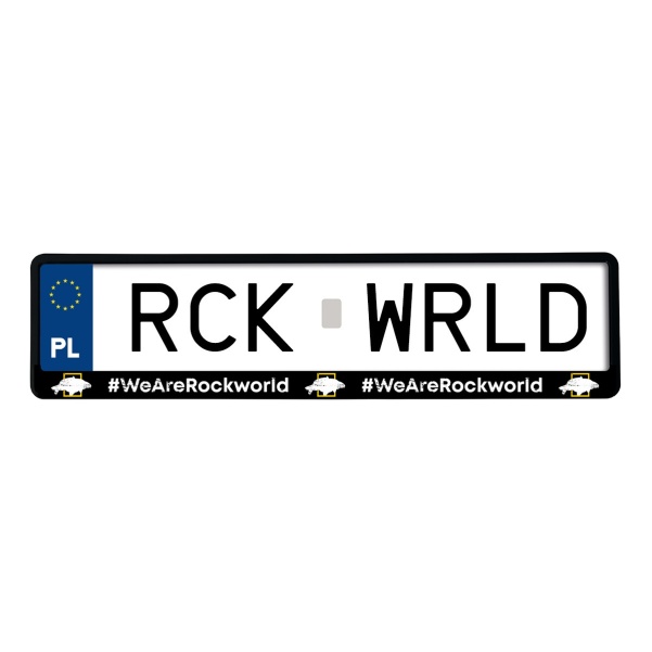 Rockworld #WeAreRockworld - Marcos para Matrículas de Vehículos