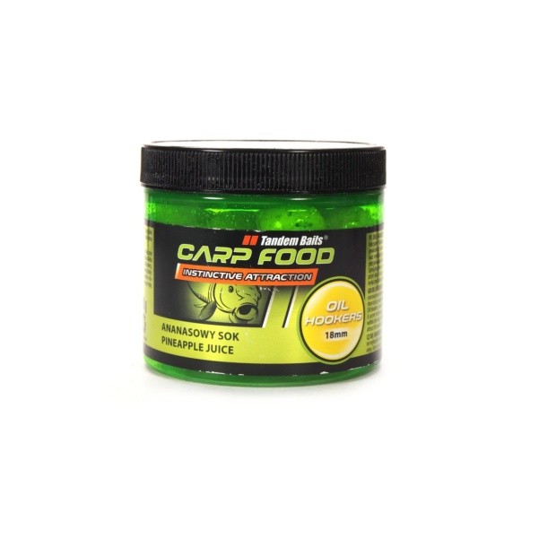 NEW TandemBaits Carp Food Oil Hookers Ananasowy Sok - Kulki Proteinowe NEW TandemBaits Carp Food Oil Hookers Ananasowy Sok - Kulki Proteinowe