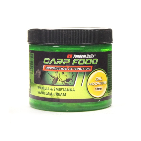 NEW TandemBaits Carp Food Oil Hookers Wanilia & Śmietanka - Kulki Proteinowe NEW TandemBaits Carp Food Oil Hookers Wanilia & Śmietanka - Kulki Proteinowe