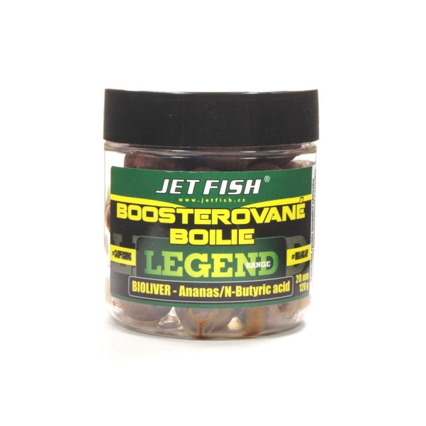 Jetfish Legend Boosted Boilies Bioliver – Pineapple / N-Butyric Acid Jetfish Legend Boosted Boilies Bioliver – Pineapple / N-Butyric Acid