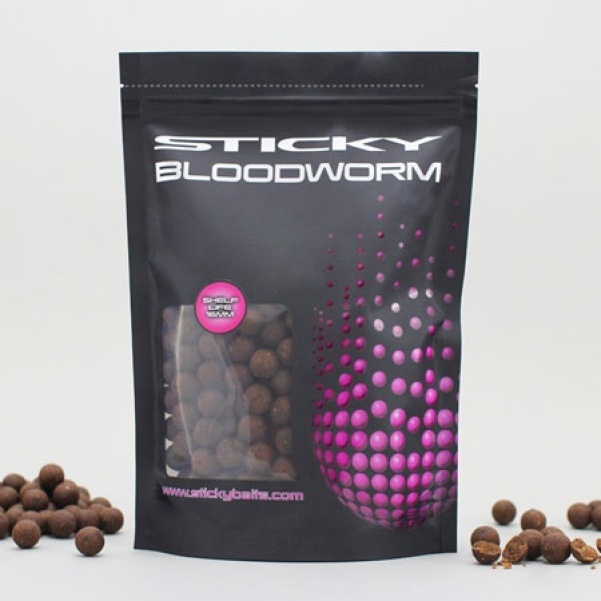 NEW StickyBaits Bloodworm Shelf Life Boilies NEW StickyBaits Bloodworm Shelf Life Boilies