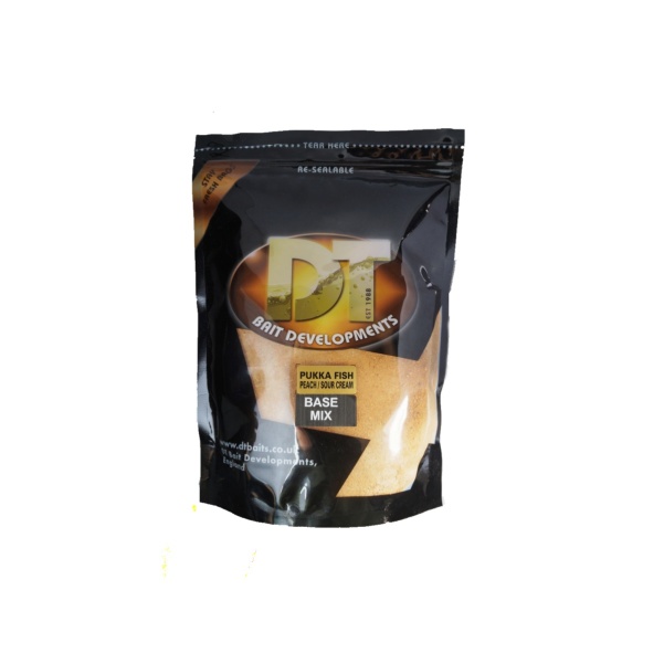 DT Baits Pukka Fish Peach and Sour Cream Base Mix DT Baits Pukka Fish Peach and Sour Cream Base Mix