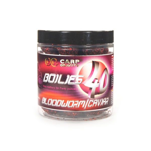 Carp Gravity 4D Boilies - Bloodworm Caviar Carp Gravity 4D Boilies - Bloodworm Caviar