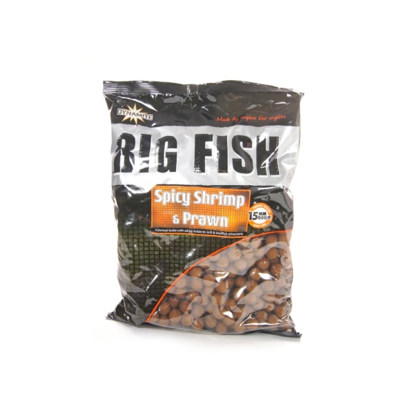 NEW DynamiteBaits BIG FISH Spicy Shrimp & Prawn Boilies NEW DynamiteBaits BIG FISH Spicy Shrimp & Prawn Boilies