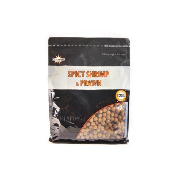 NEW DynamiteBaits Spicy Shrimp & Prawn Boilies NEW DynamiteBaits Spicy Shrimp & Prawn Boilies