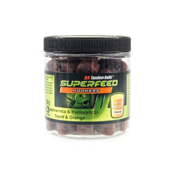 NEW TandemBaits SuperFeed Hook Fatty Pellet Kałamarnica & Pomarańcza NEW TandemBaits SuperFeed Hook Fatty Pellet Kałamarnica & Pomarańcza