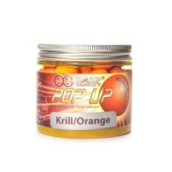 Carp Gravity Pulsar Boosted Pop Ups - Krill Orange Carp Gravity Pulsar Boosted Pop Ups - Krill Orange