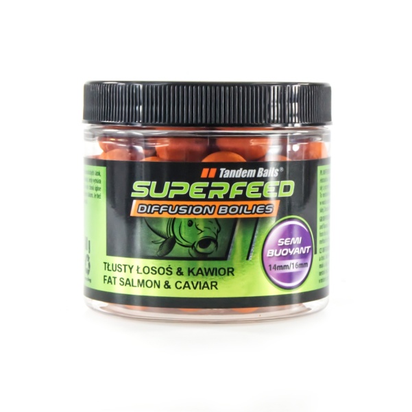 NEW TandemBaits SuperFeed Diffusion Boilies Tłusty Łosoś - Kulki Proteinowe NEW TandemBaits SuperFeed Diffusion Boilies Tłusty Łosoś - Kulki Proteinowe