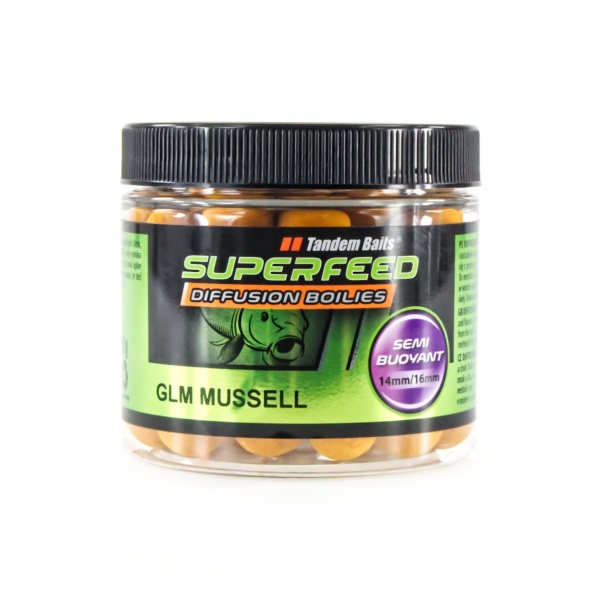 NEW TandemBaits SuperFeed Diffusion Boilies GLM Mussel - Kulki Proteinowe NEW TandemBaits SuperFeed Diffusion Boilies GLM Mussel - Kulki Proteinowe