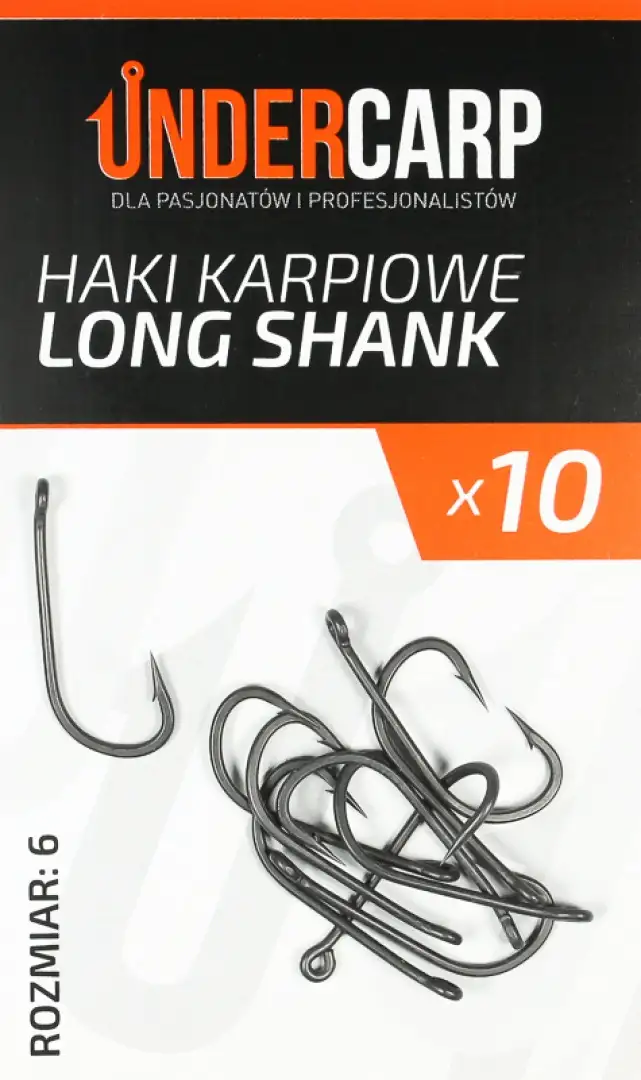 UnderCarp Long Shank - Cârlige pentru Crap