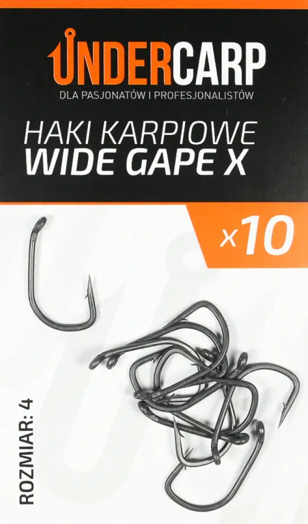 UnderCarp Wide Gape X - Cârlige pentru Crap