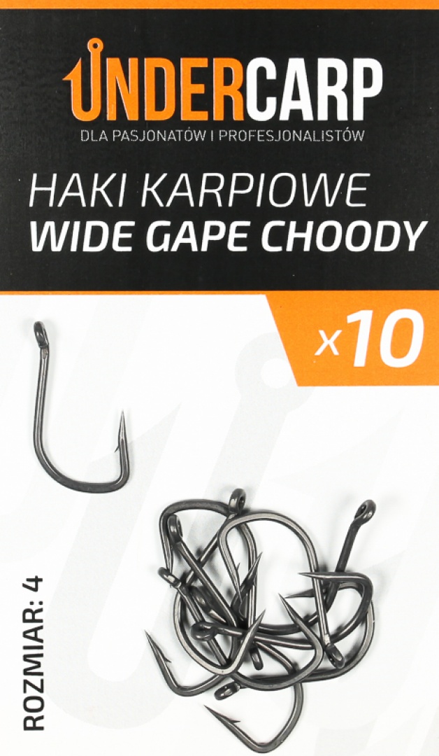 UnderCarp Wide Gape Choddy - Karpių Kabliai