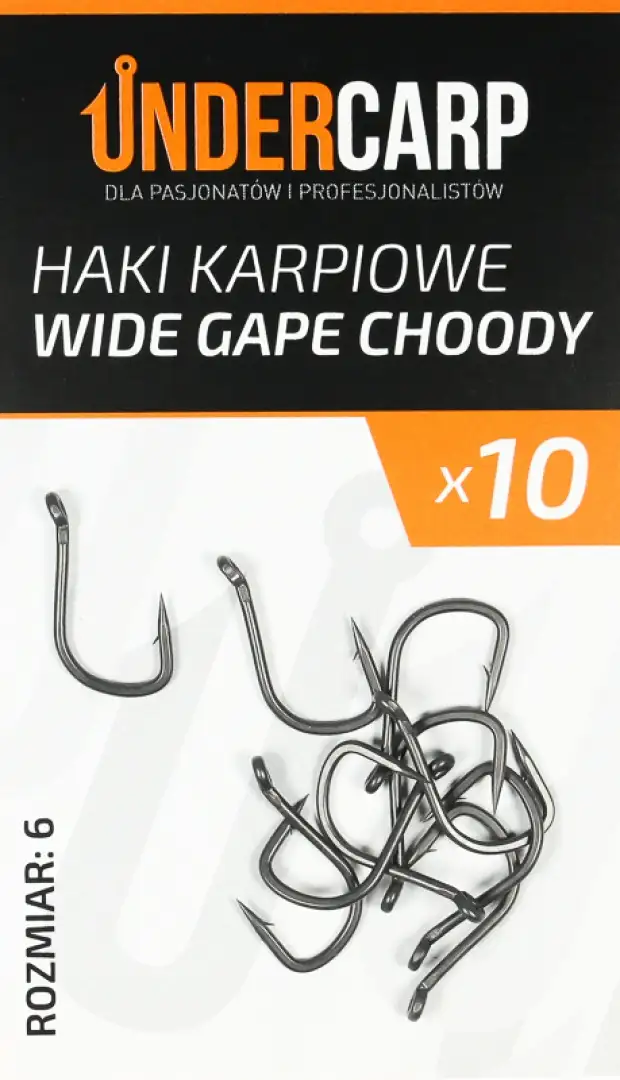UnderCarp Wide Gape Choddy - Cârlige pentru Crap