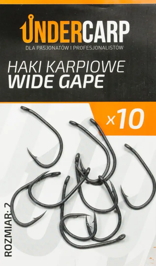 UnderCarp Wide Gape - Cârlige pentru Crap