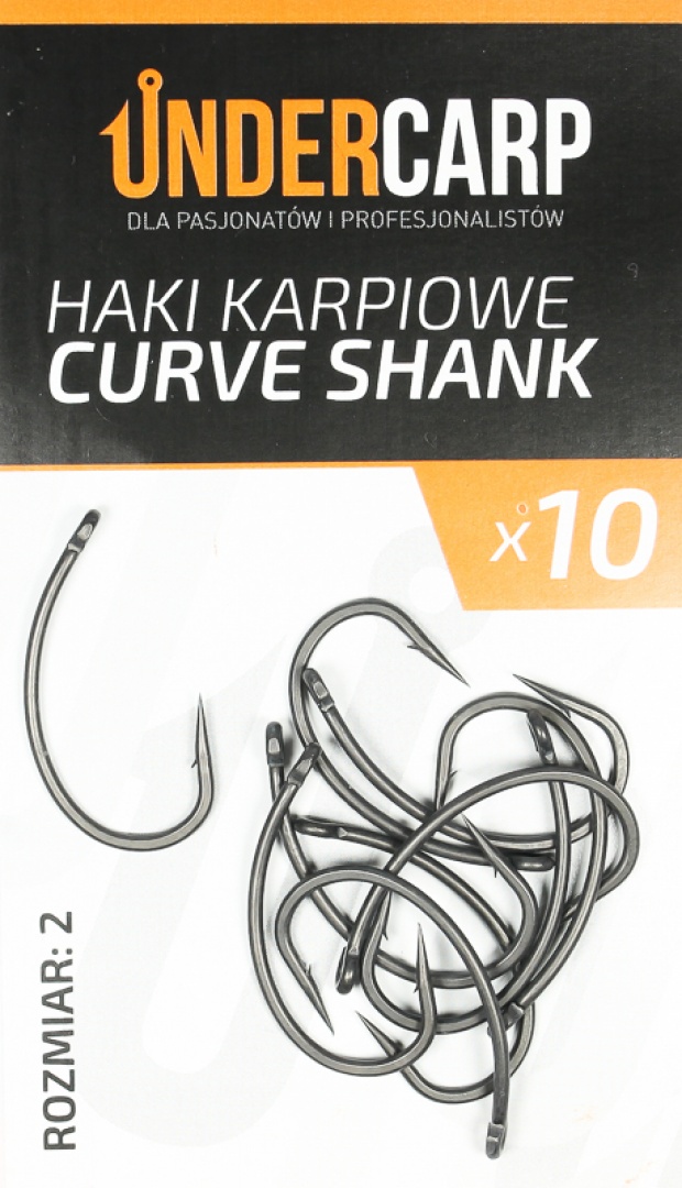 UnderCarp Curve Shank - Haki karpiowe