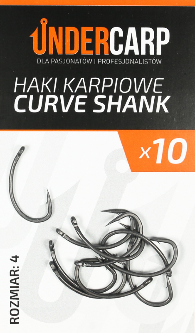 UnderCarp Curve Shank - Haki karpiowe