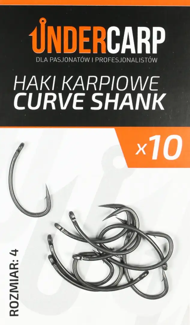 UnderCarp Curve Shank - Cârlige pentru crap