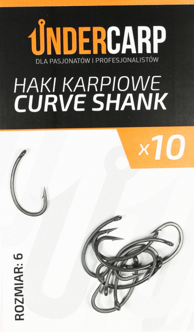 UnderCarp Curve Shank - Karpių Kabliai