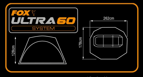 Fox Ultra 60 Brolly System Khaki