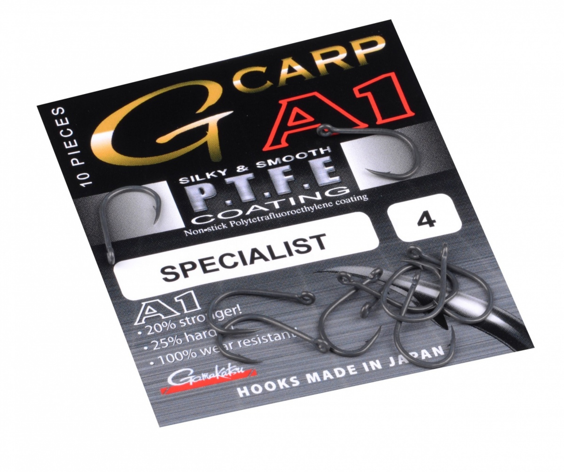 Gamakatsu A1 G-Carp Specialist Hooks PTFE