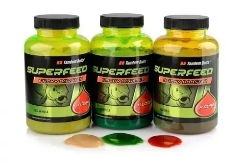TandemBaits SuperFeed X Core Sticky Booster Red Krill