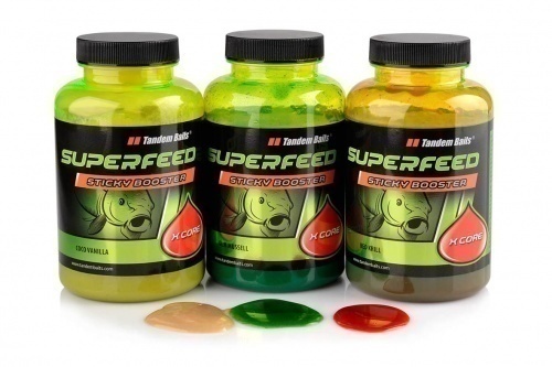 TandemBaits SuperFeed X Core Sticky Booster Tłusty Łosoś & Kawior