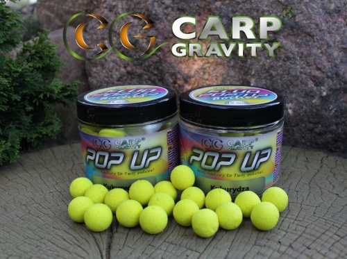 Carp Gravity Fluo Pop Up - Kukurydza
